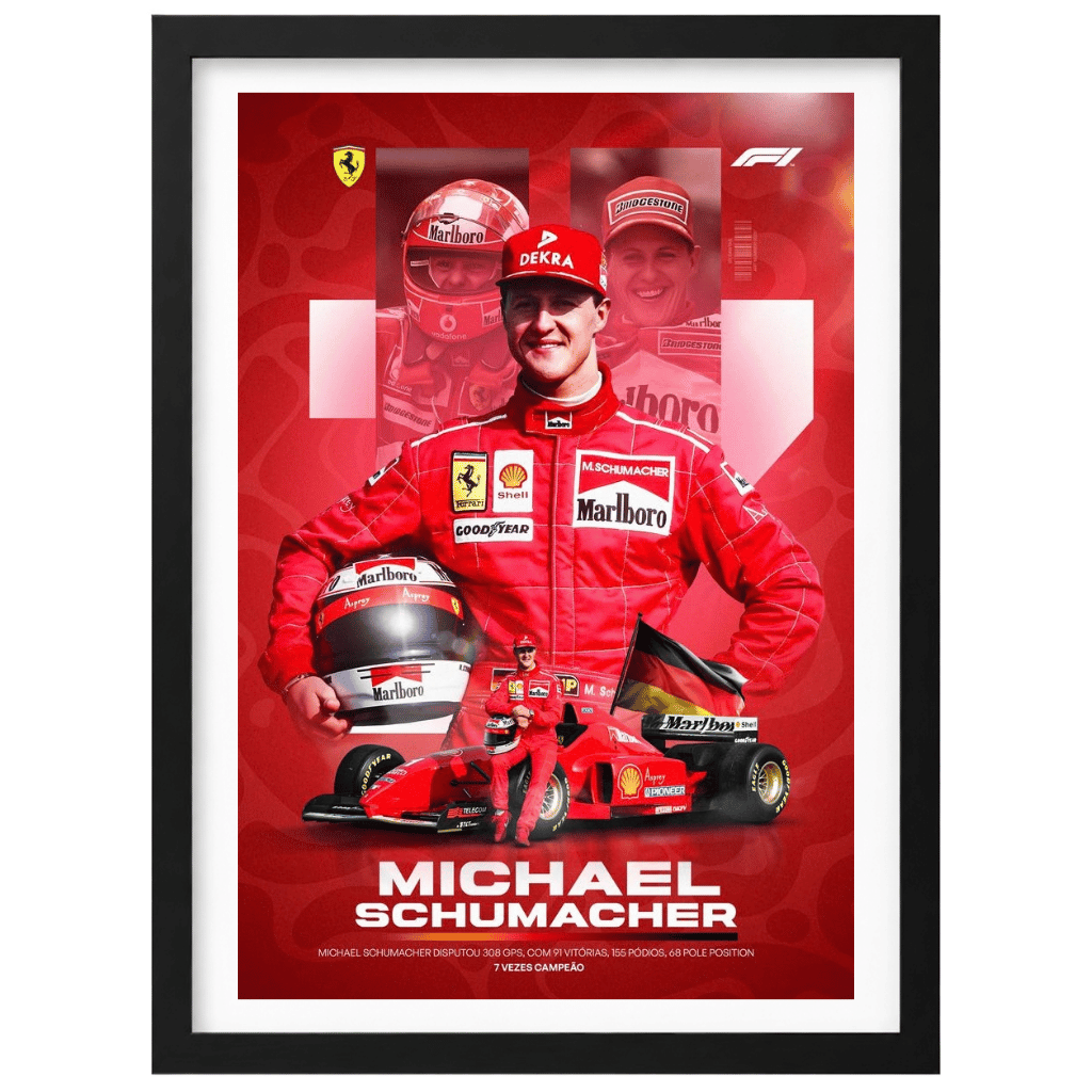 Michael Schumacher: cinco coronas en rojo