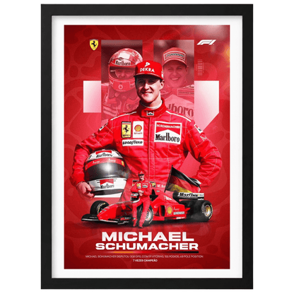 Michael Schumacher: cinco coronas en rojo
