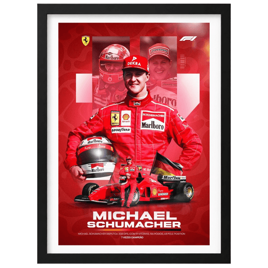 Michael Schumacher: cinco coronas en rojo