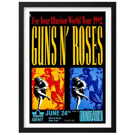 Guns N’ Roses en Gante 1992 | Cuadro de concierto