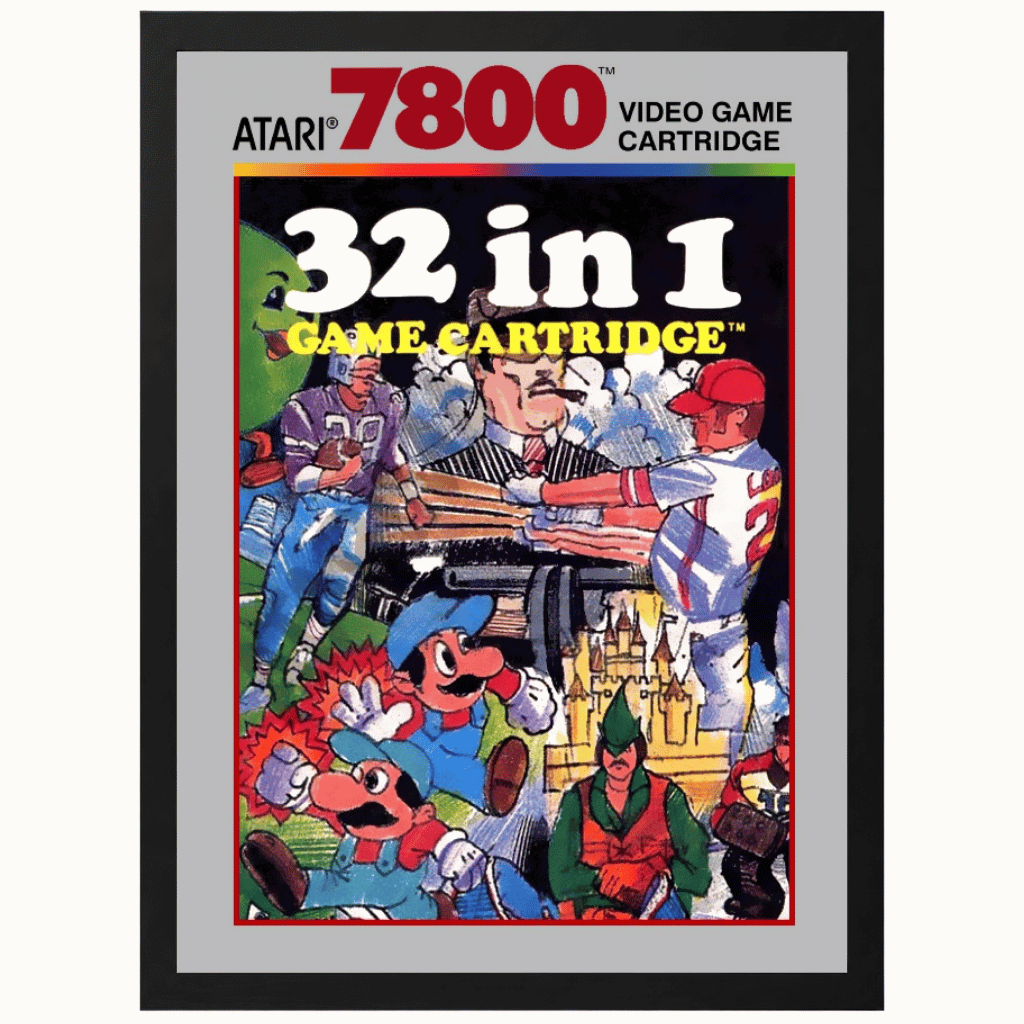 El Cartucho con 32 Juegos Adentro