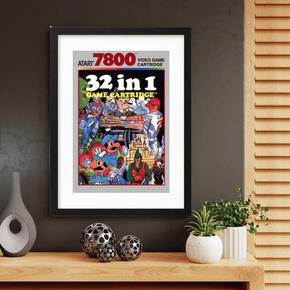 El Cartucho con 32 Juegos Adentro