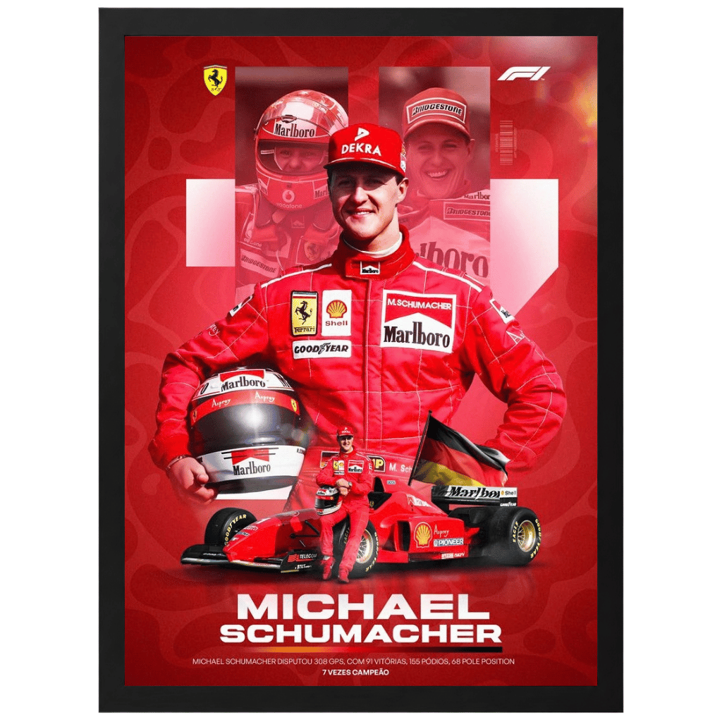 Michael Schumacher: cinco coronas en rojo