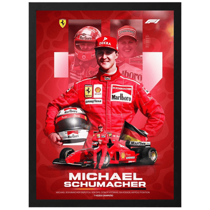 Michael Schumacher: cinco coronas en rojo