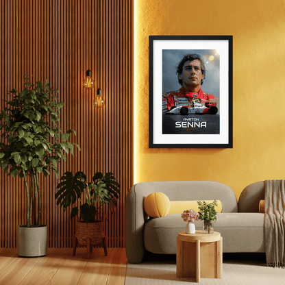 Ayrton Senna: maestro bajo la lluvia