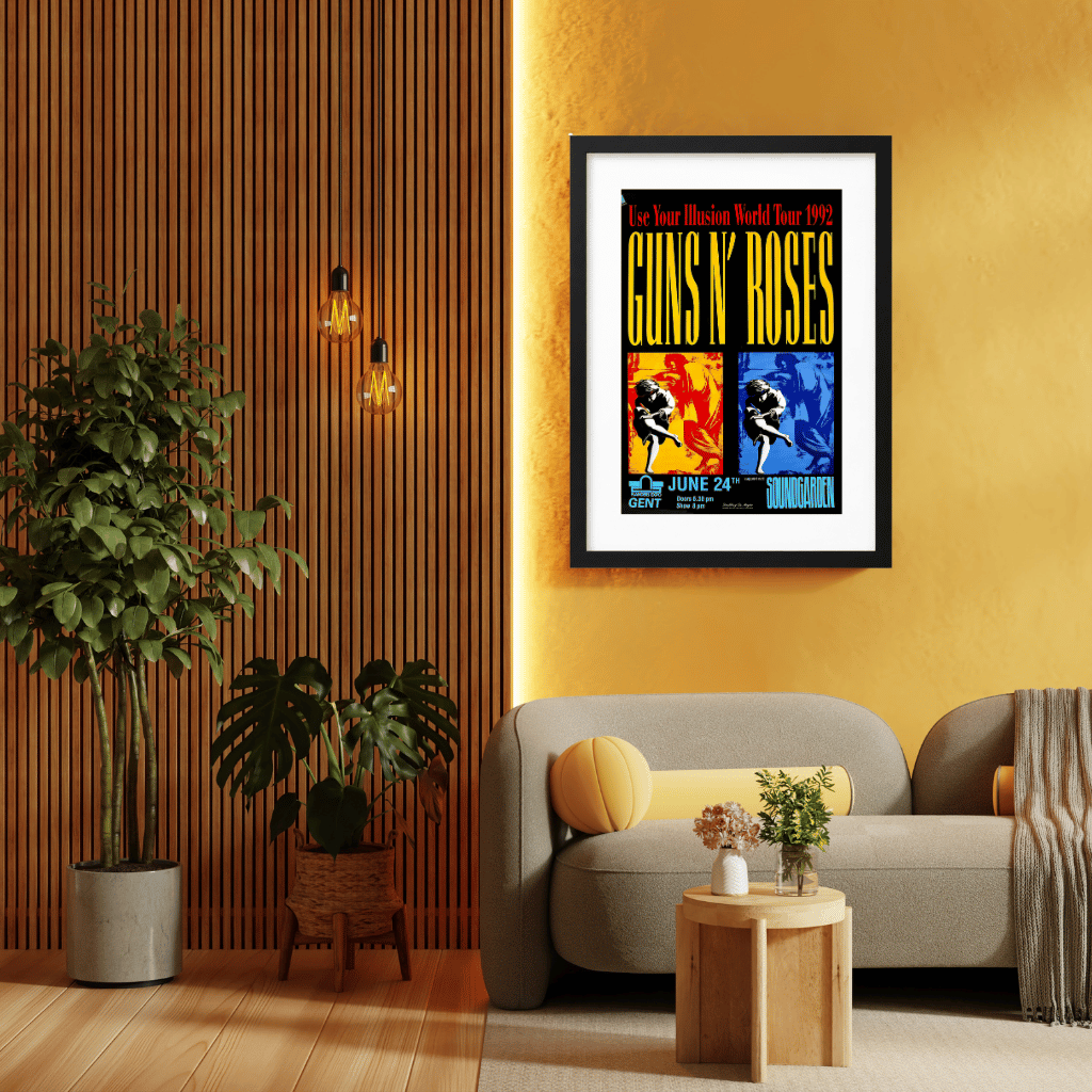 Guns N’ Roses en Gante 1992 | Cuadro de concierto