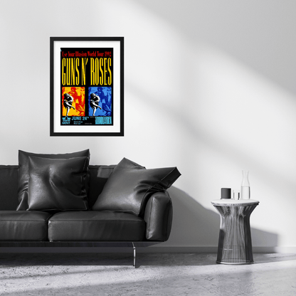 Guns N’ Roses en Gante 1992 | Cuadro de concierto