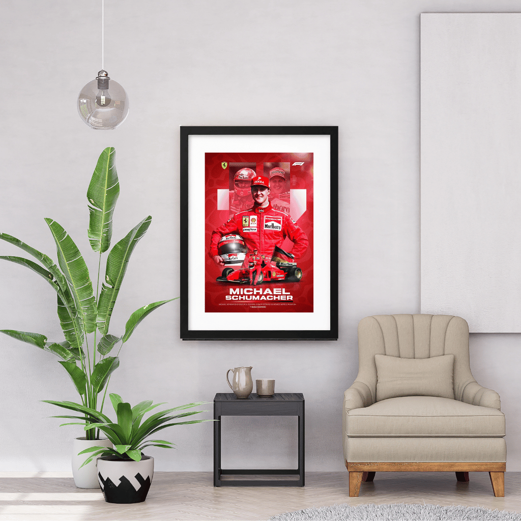 Michael Schumacher: cinco coronas en rojo