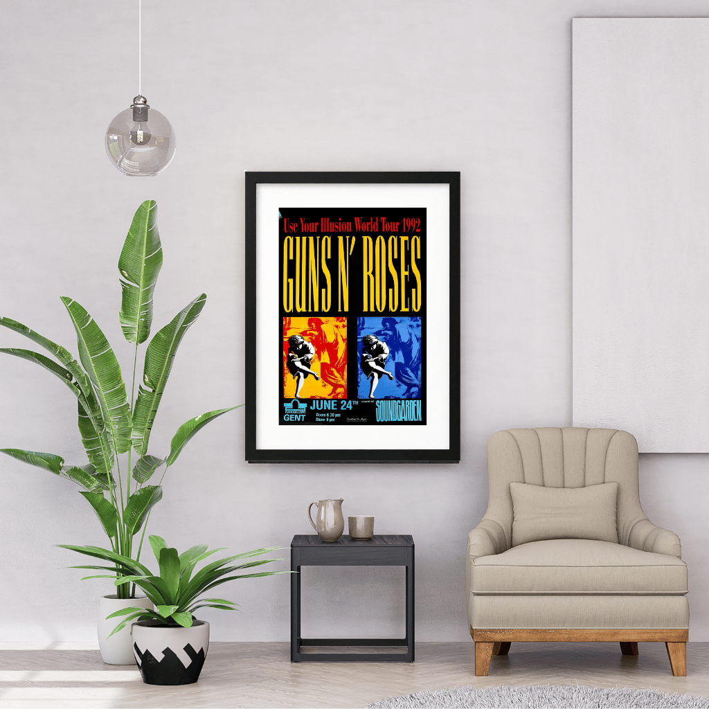 Guns N’ Roses en Gante 1992 | Cuadro de concierto