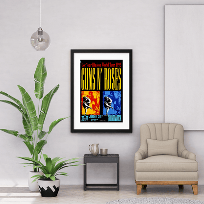 Guns N’ Roses en Gante 1992 | Cuadro de concierto