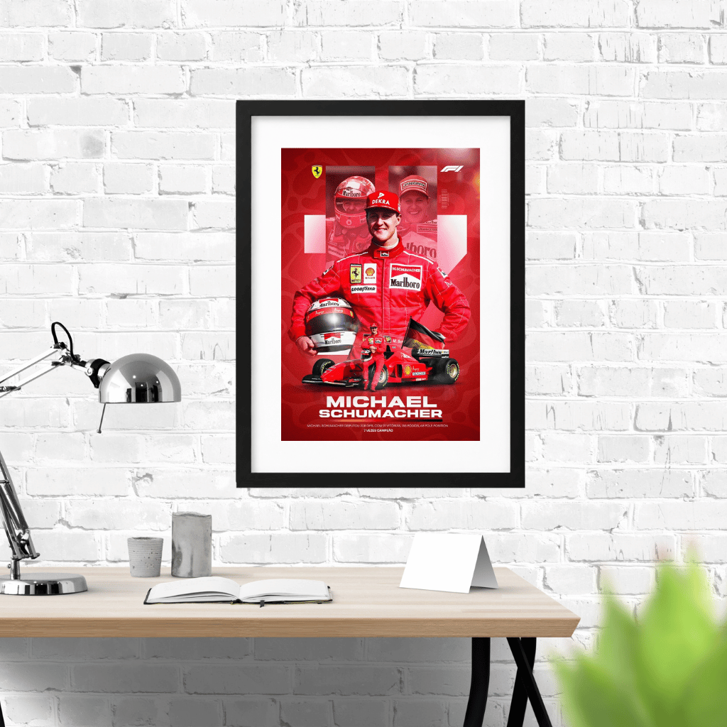 Michael Schumacher: cinco coronas en rojo