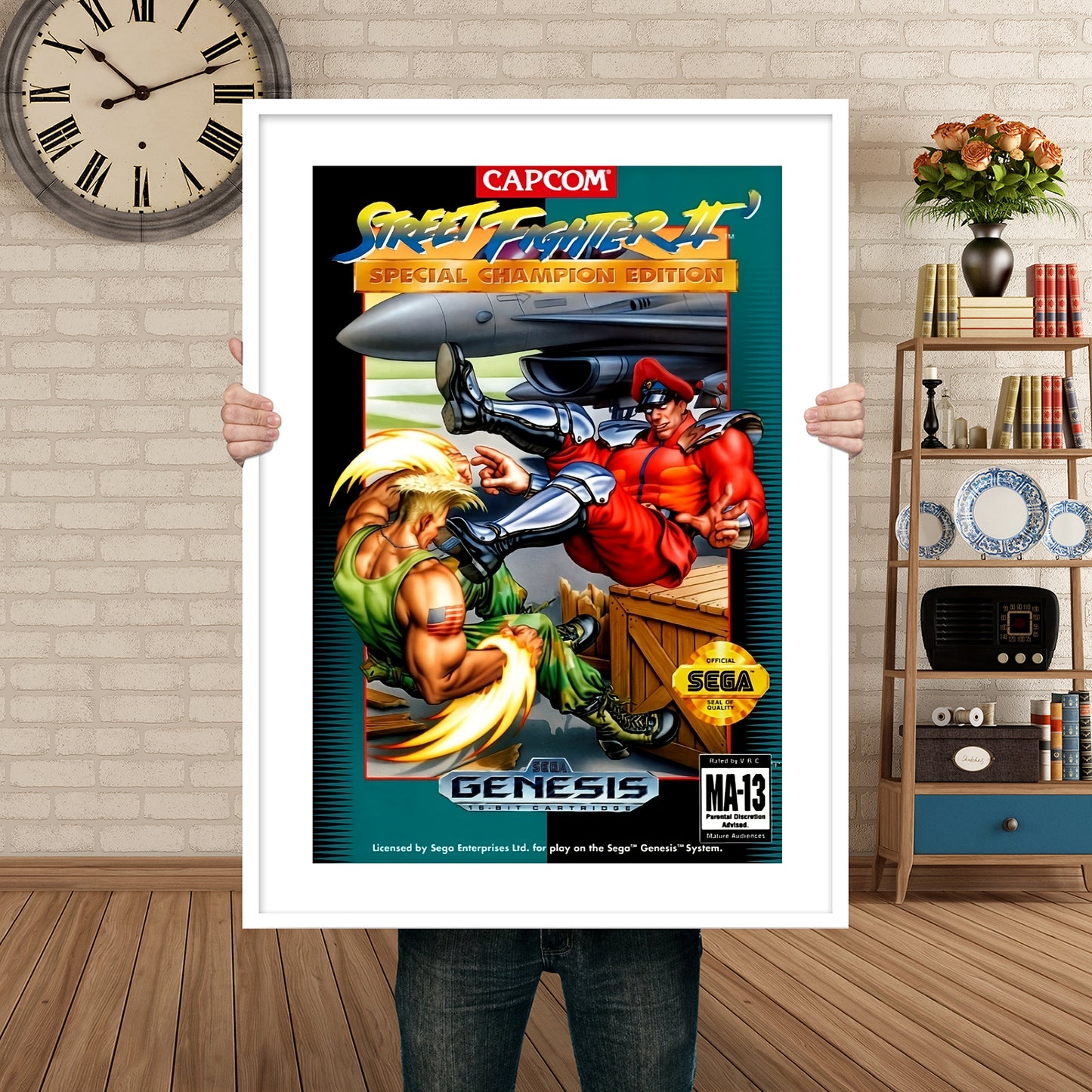 Cuadro Street Fighter II' - Sega Genesis